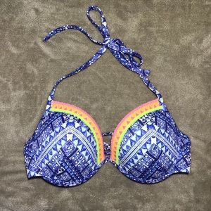 🔷🔸Victoria’s Secret swim patterned top!🔸🧜🏼‍♀️